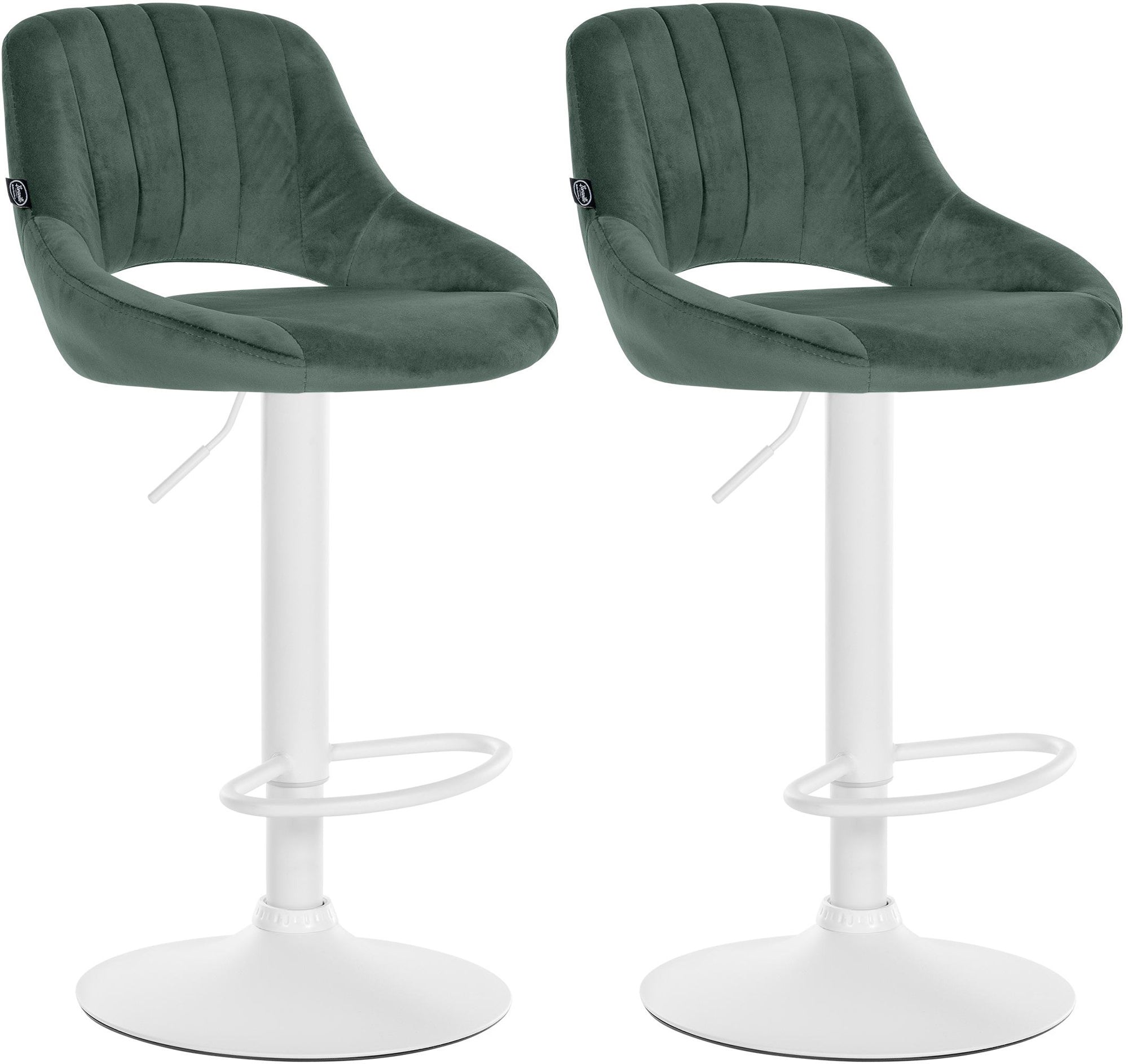 2er Set Barhocker Milet Samt