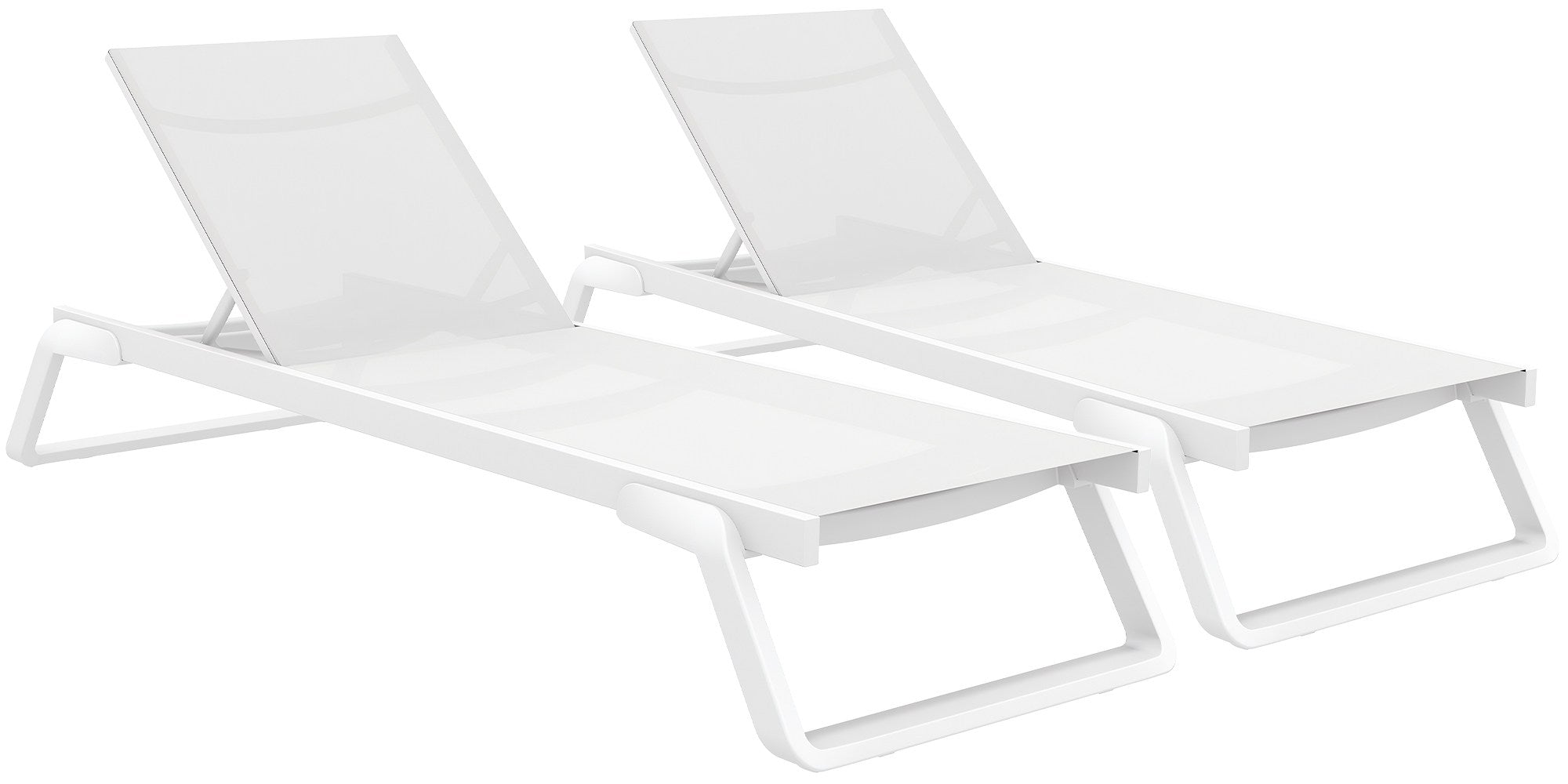 2er Set Sonnenliege Tropic